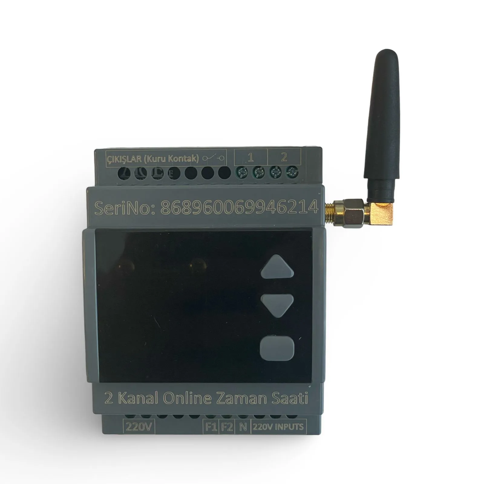Kablosuz 2  Kanal Online Zaman Saati ve Kontrol Sistemi