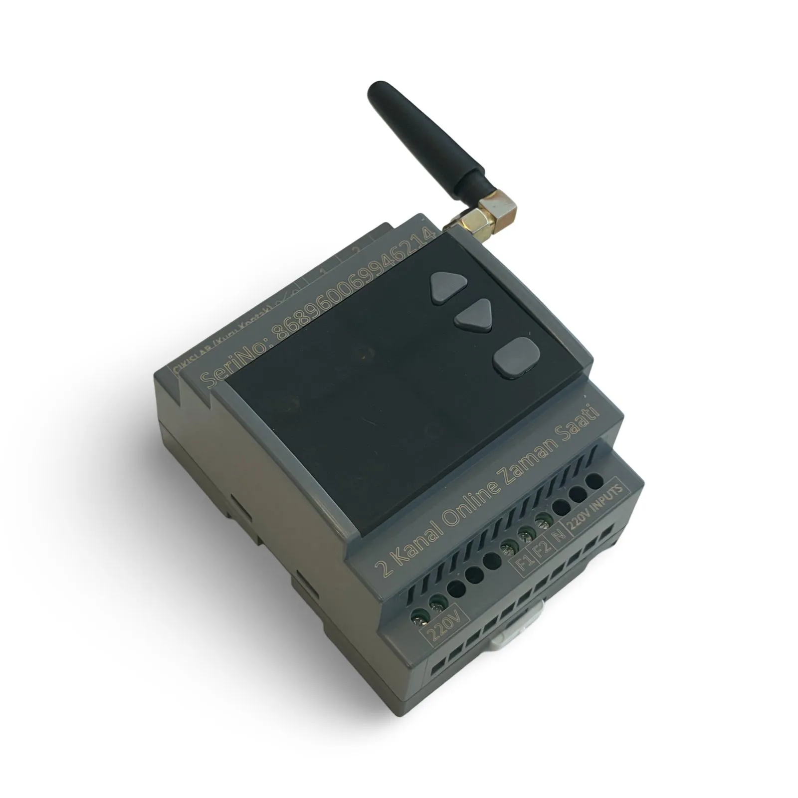 Kablosuz 2  Kanal Online Zaman Saati ve Kontrol Sistemi