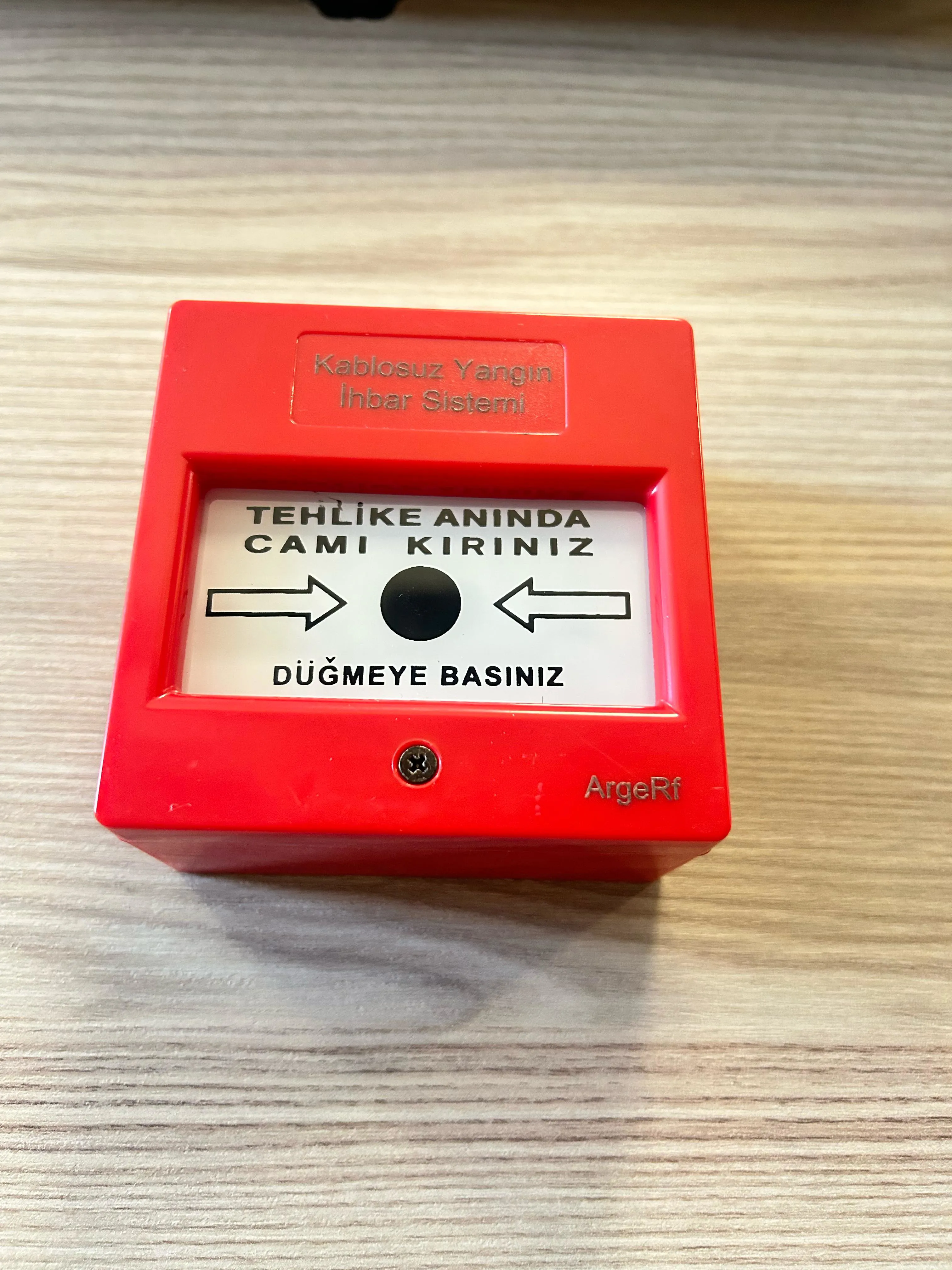 Kablosuz Yangın İhbar Kırbas Buton