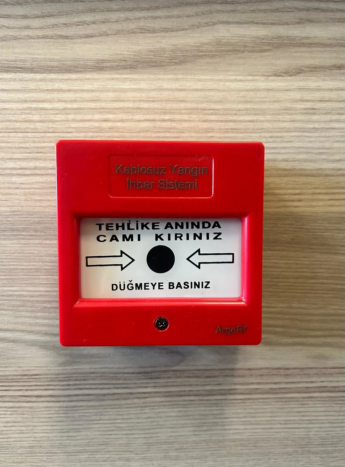 Kablosuz Yangın İhbar Kırbas Buton