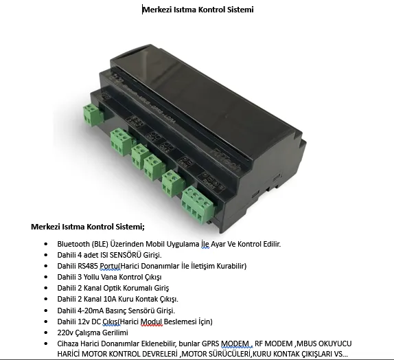 Merkezi Isıtma Kontrol Sistemi
